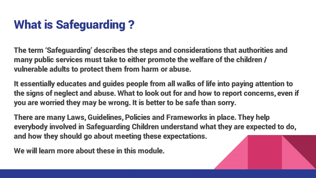 what is safeguarding 1