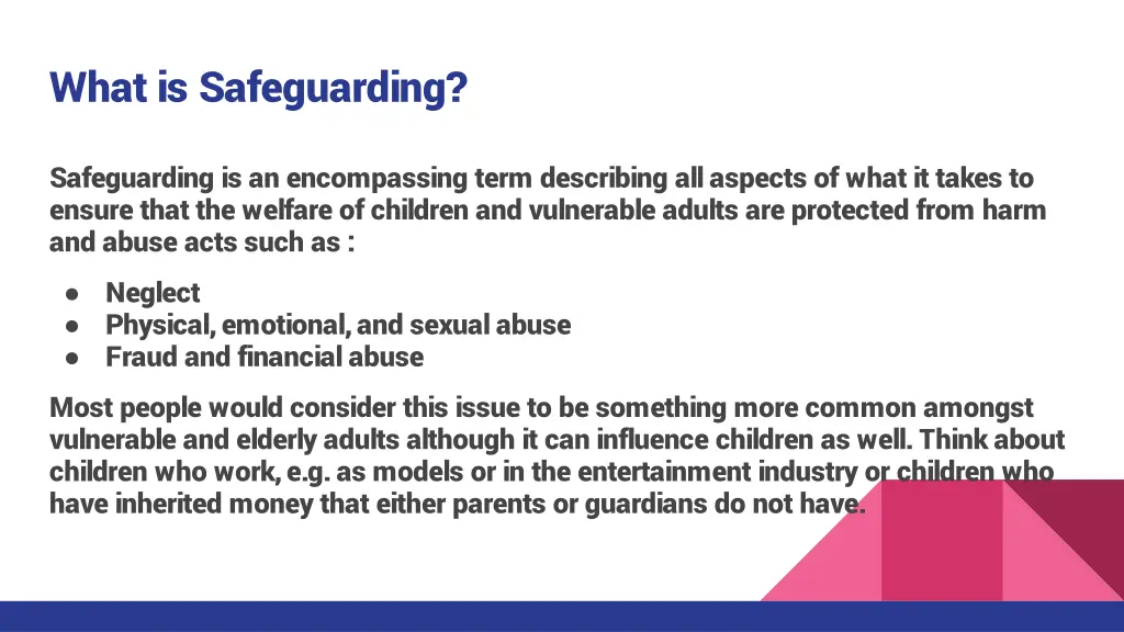 what is safeguarding