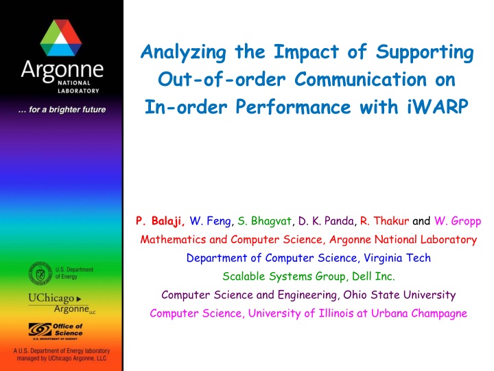 analyzing the impact of supporting out of order