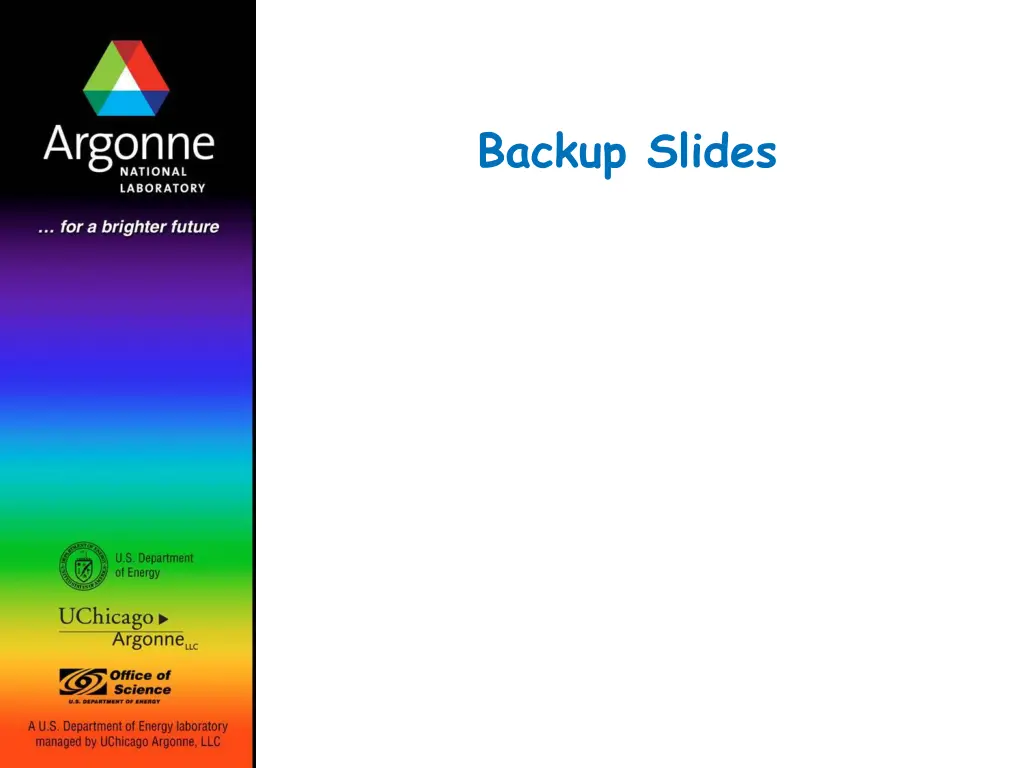 backup slides