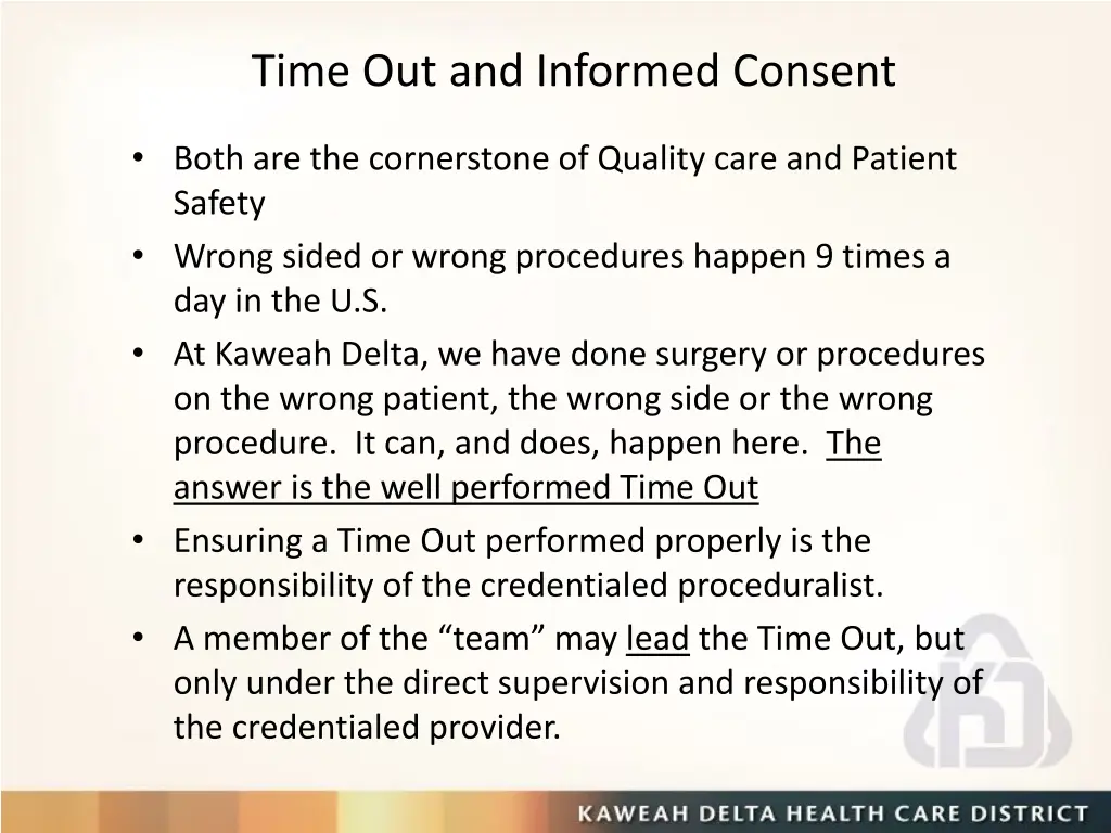 time out and informed consent 1