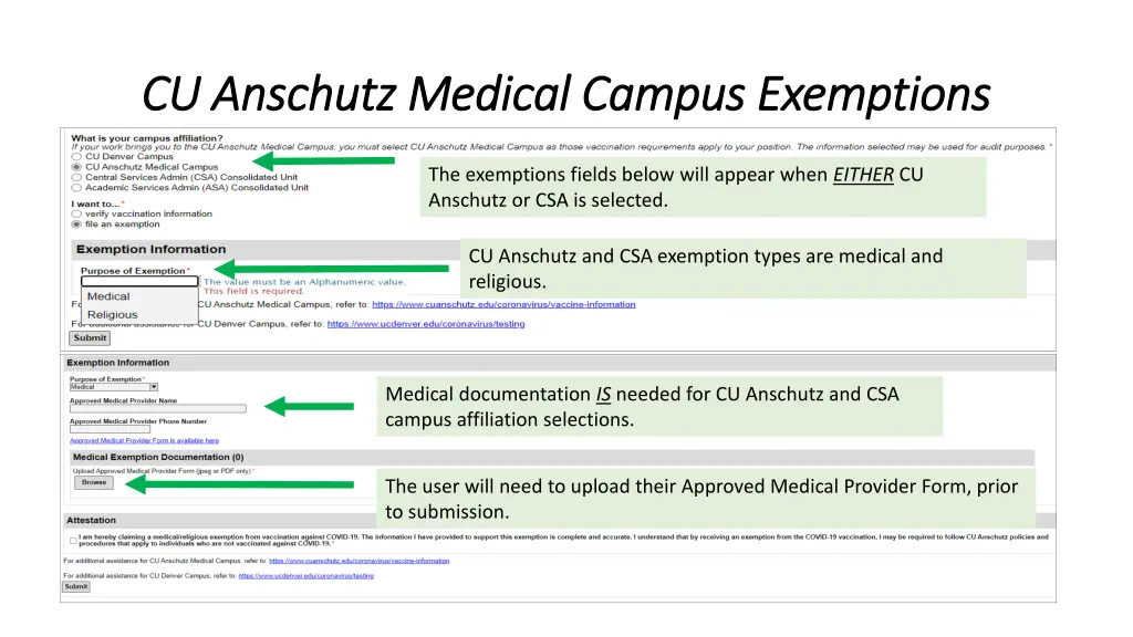 cu anschutz medical campus exemptions cu anschutz