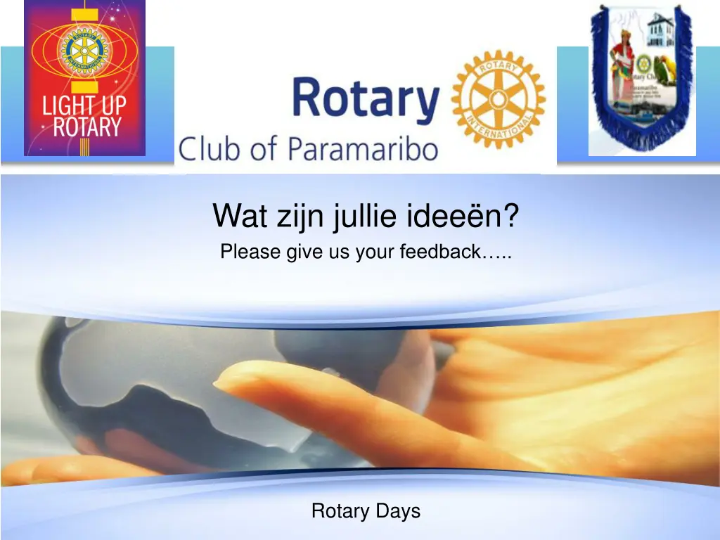 wat zijn jullie idee n please give us your