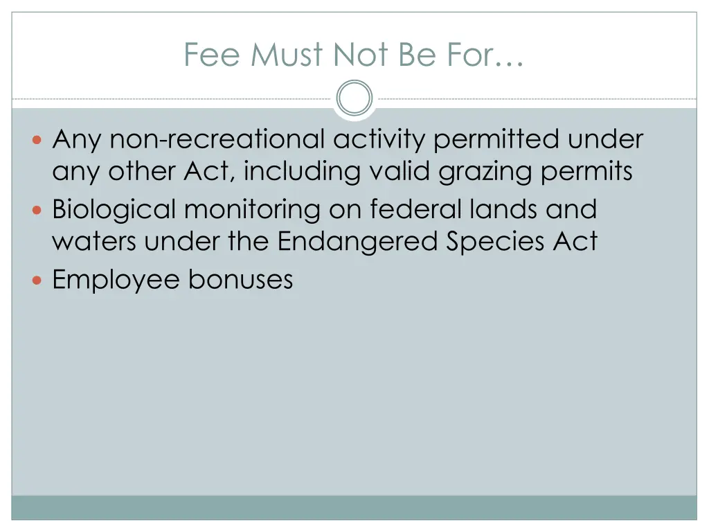 fee must not be for 2