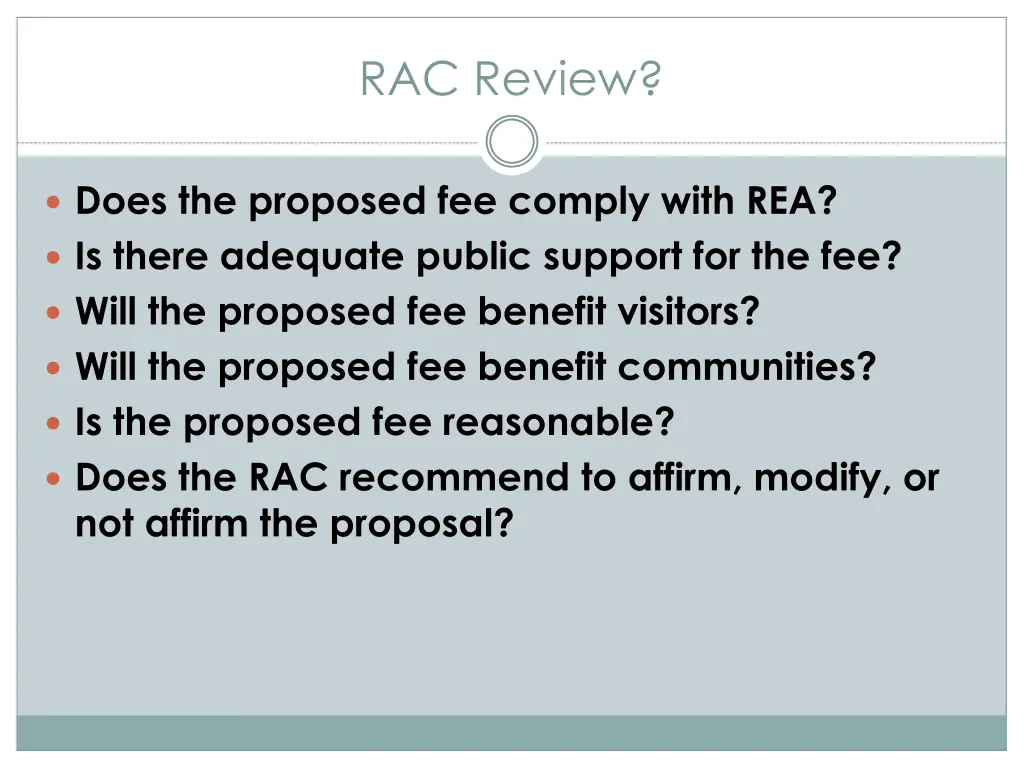 rac review