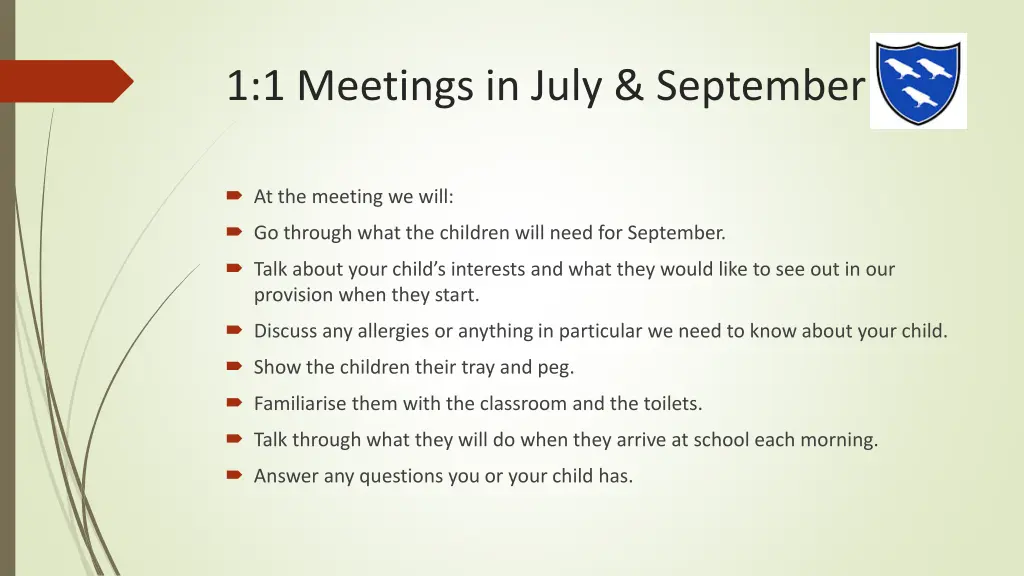 1 1 meetings in july september