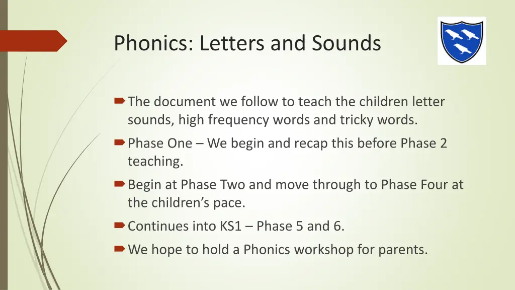 phonics letters and sounds