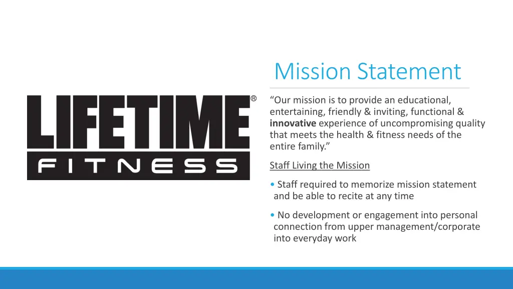 mission statement