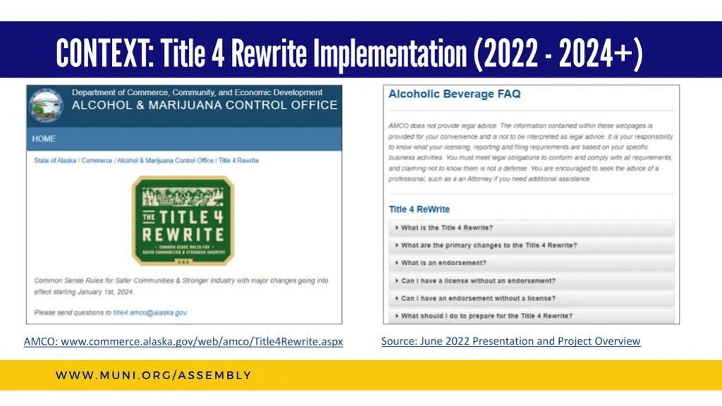 context title 4 rewrite implementation 2022 2024