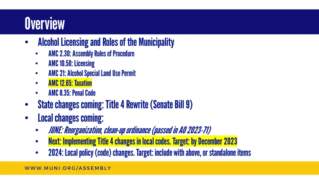 overview alcohol licensing and roles