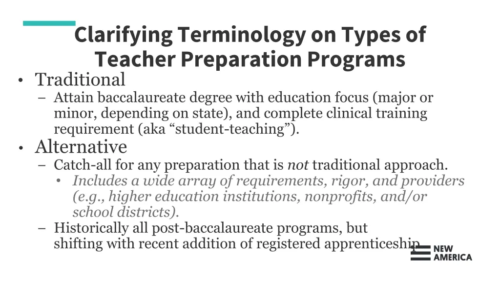 clarifying terminology on types of teacher 1