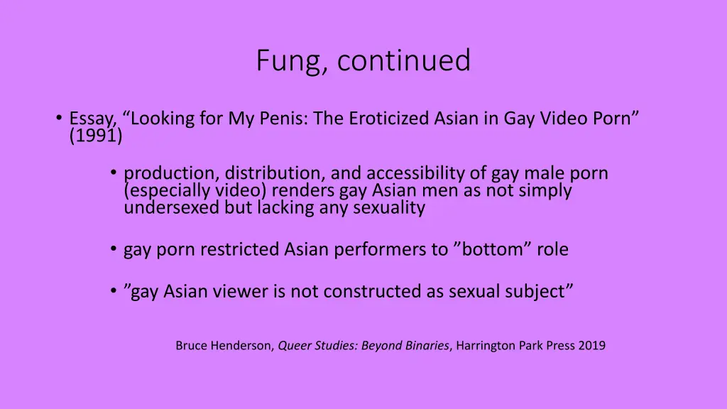 fung continued