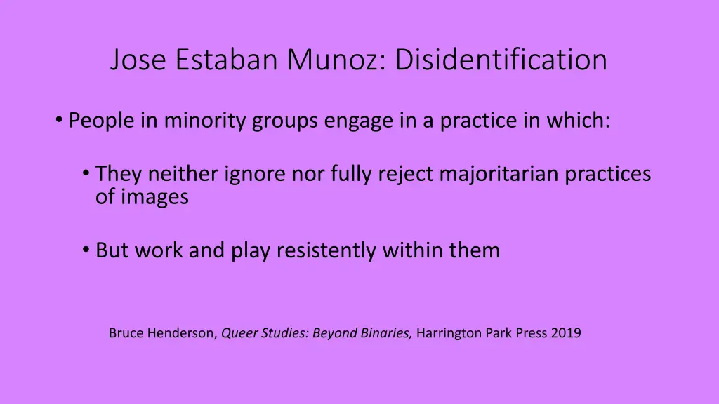 jose estaban munoz disidentification