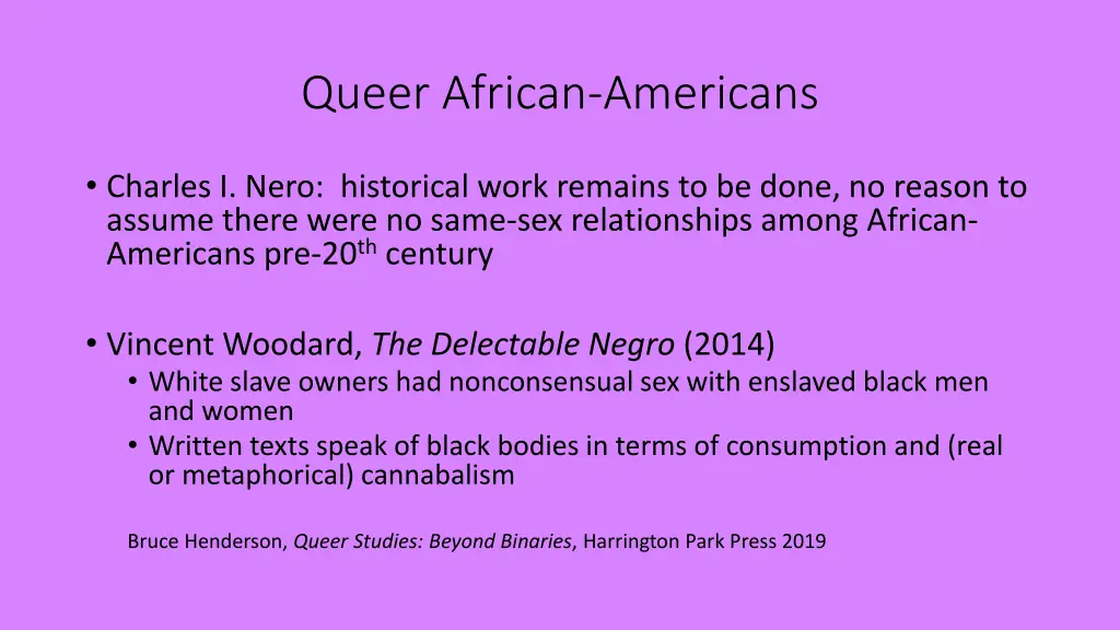 queer african americans