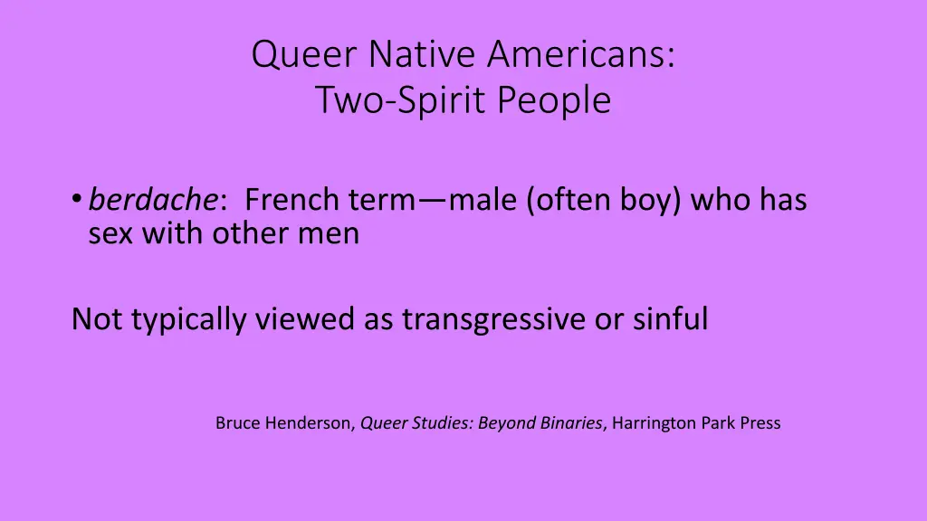 queer native americans two spirit people