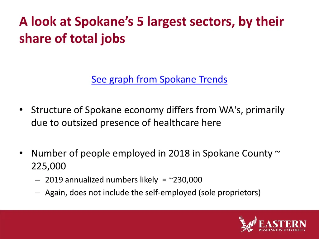 a look at spokane s 5 largest sectors by their