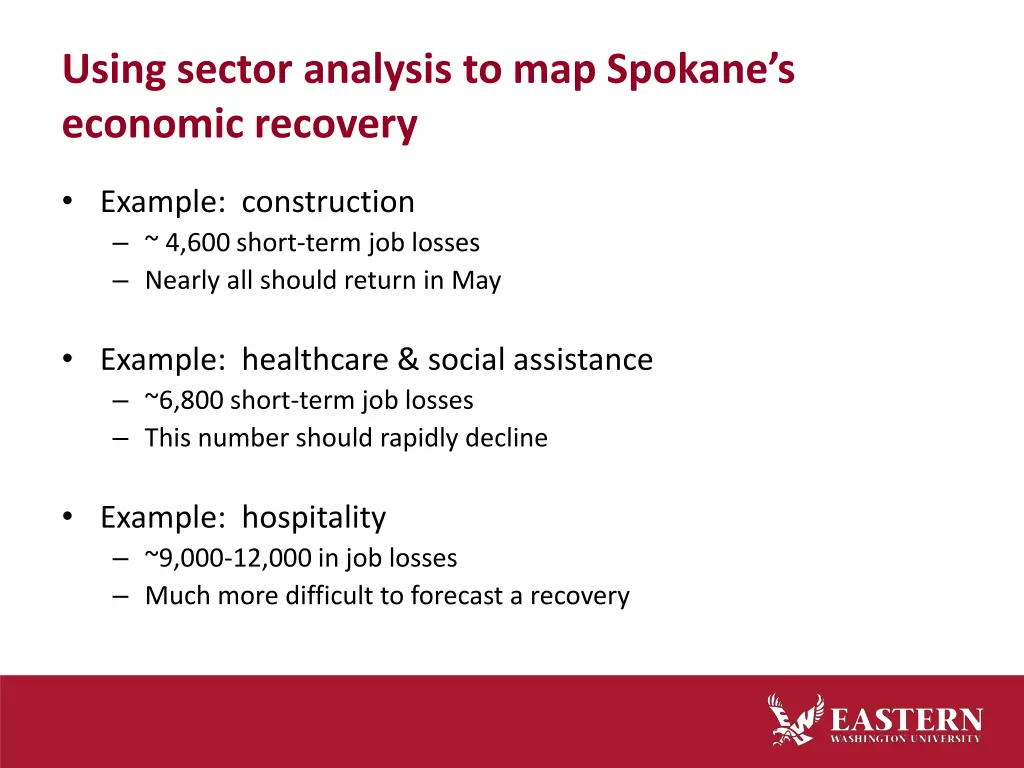 using sector analysis to map spokane s economic