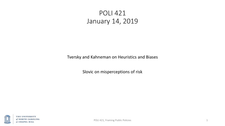 poli 421 january 14 2019