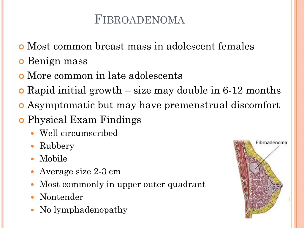 f ibroadenoma