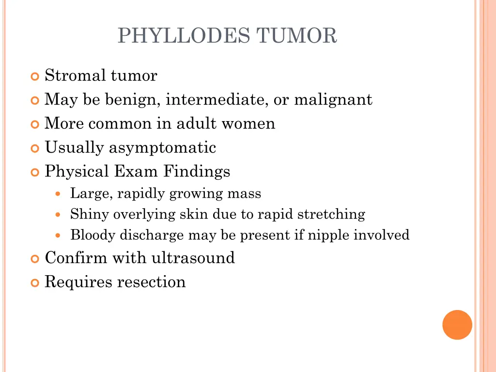 phyllodes tumor