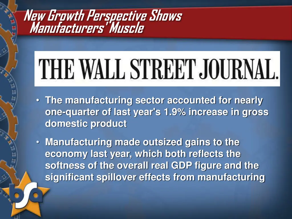 new growth perspective shows manufacturers muscle