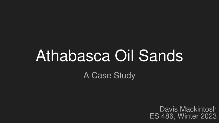 athabasca oil sands