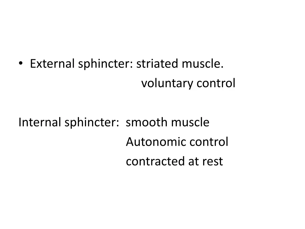 external sphincter striated muscle