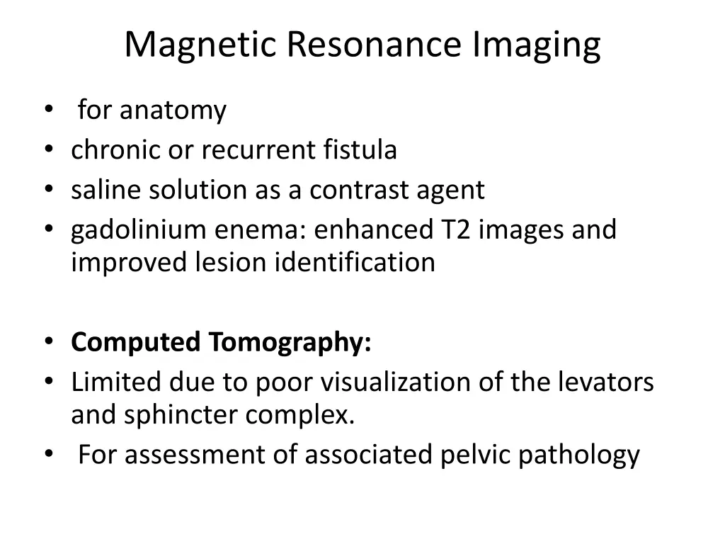 magnetic resonance imaging