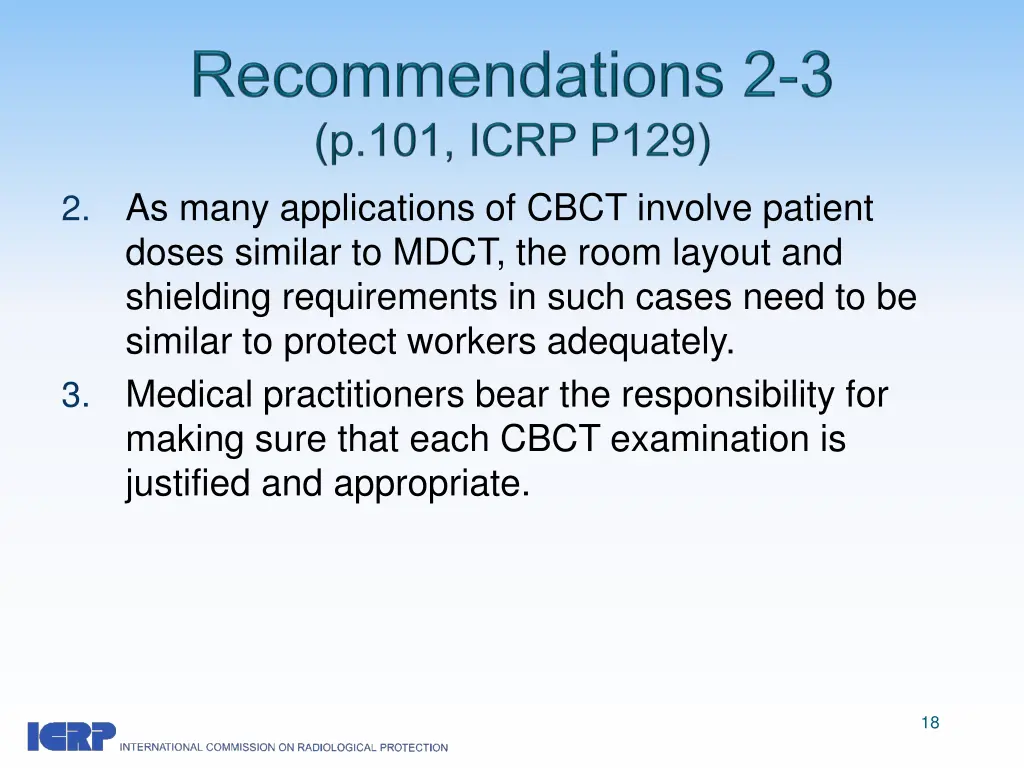 as many applications of cbct involve patient