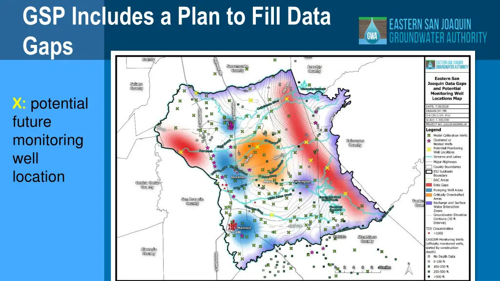 gsp includes a plan to fill data gaps