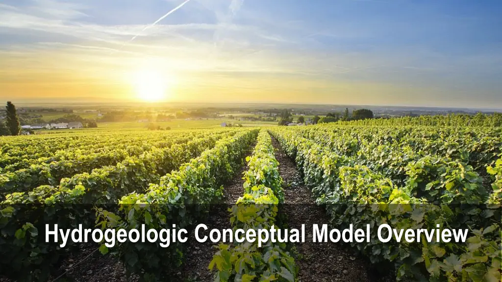 hydrogeologic conceptual model overview