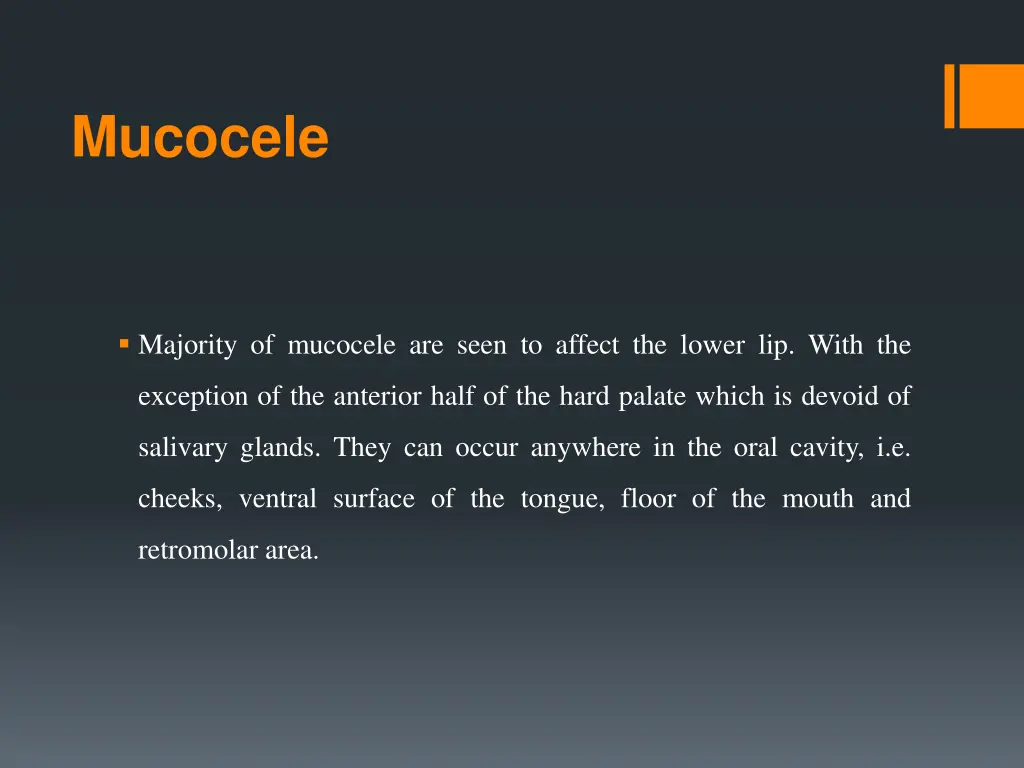 mucocele