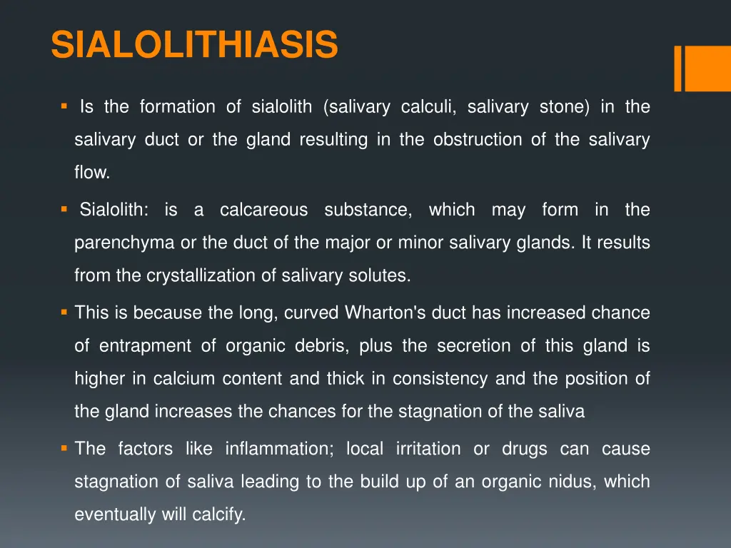 sialolithiasis