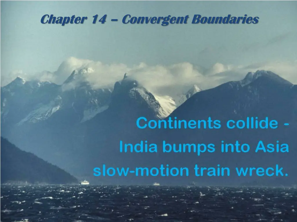 chapter 14 convergent boundaries