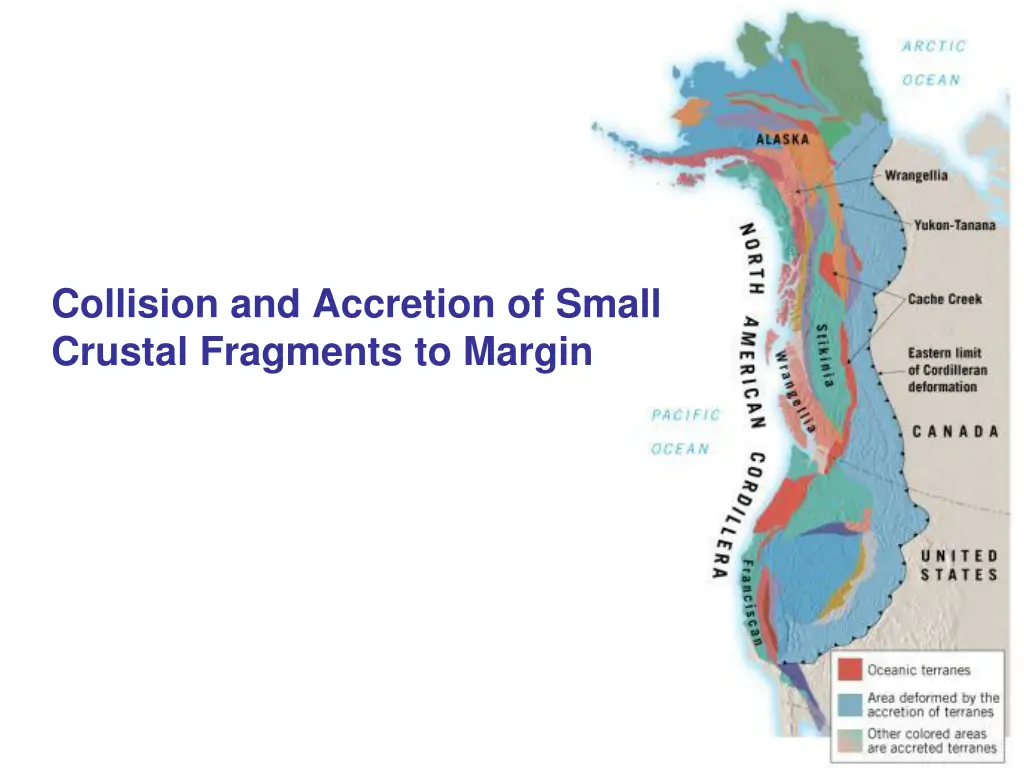 collision and accretion of small crustal 1