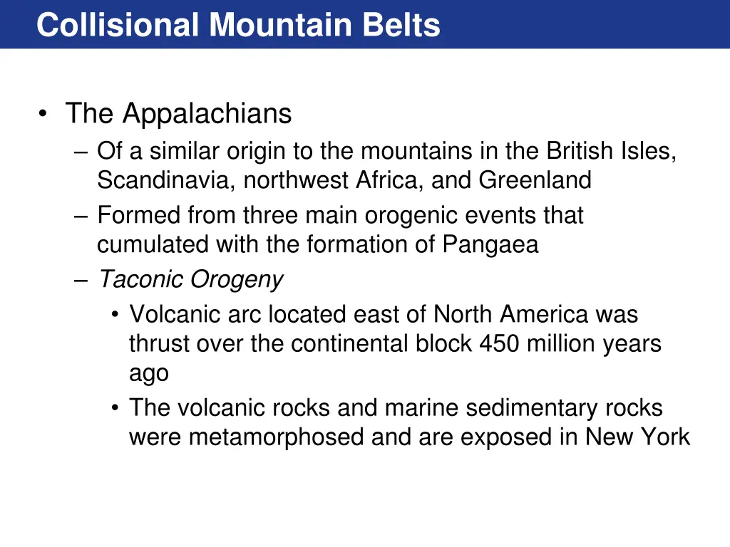 collisional mountain belts 5