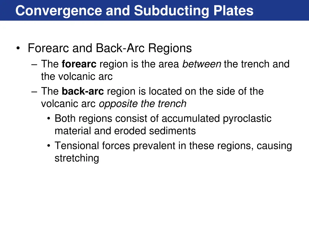 convergence and subducting plates 3