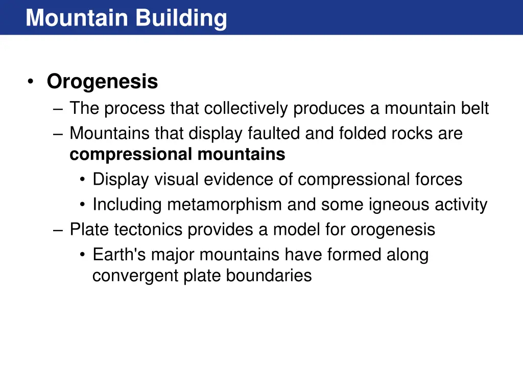 mountain building 1