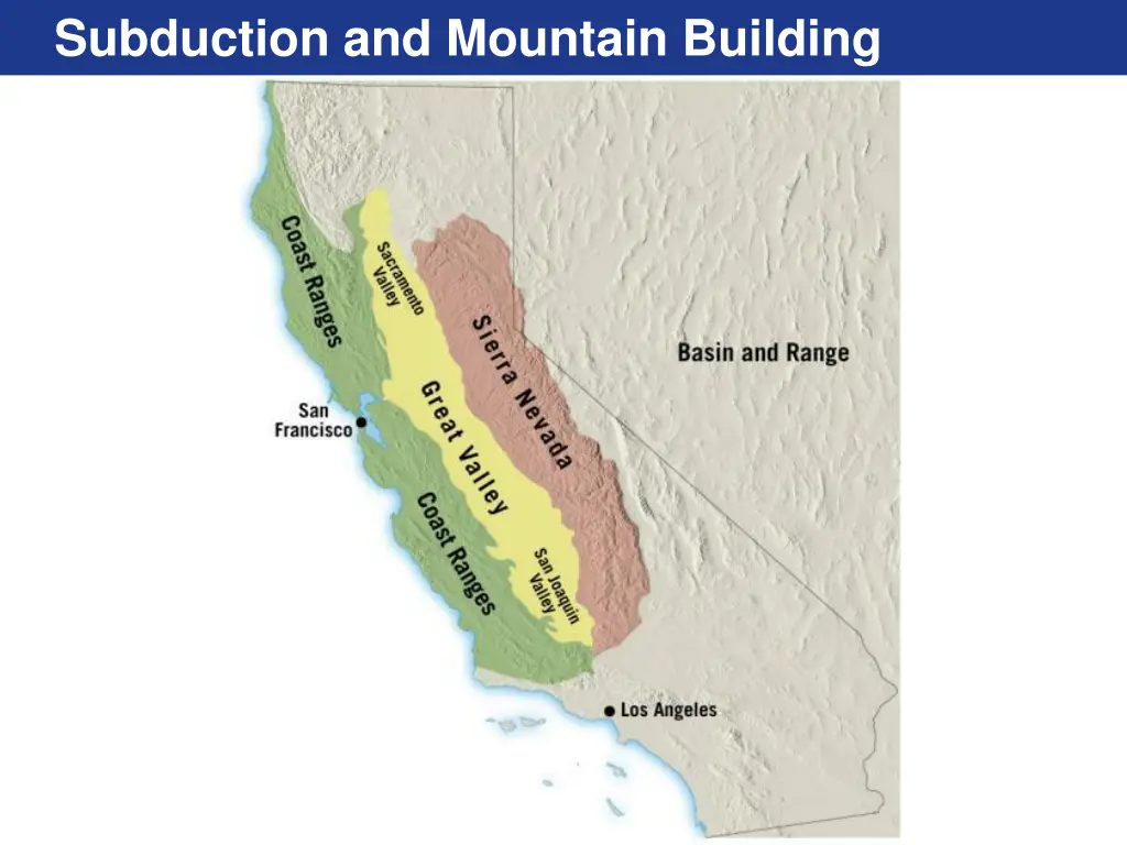 subduction and mountain building 7