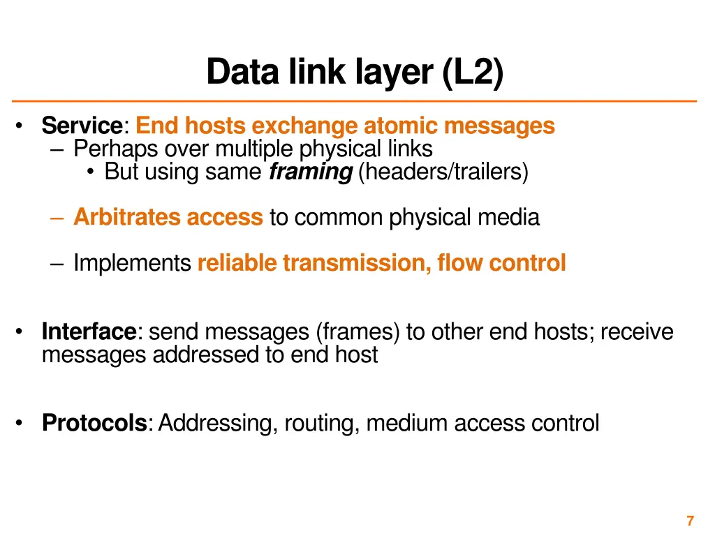 data link layer l2