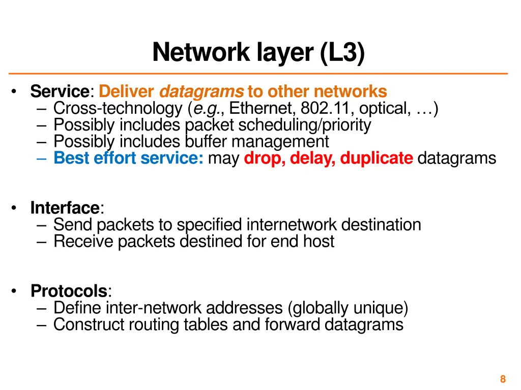 network layer l3