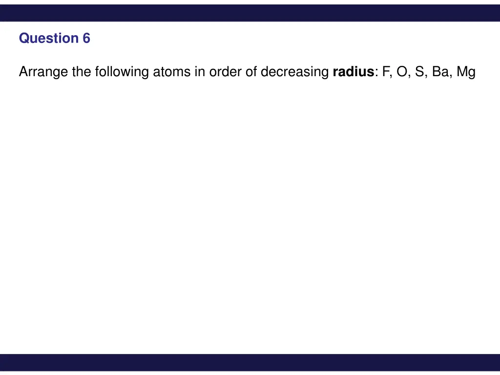 question 6