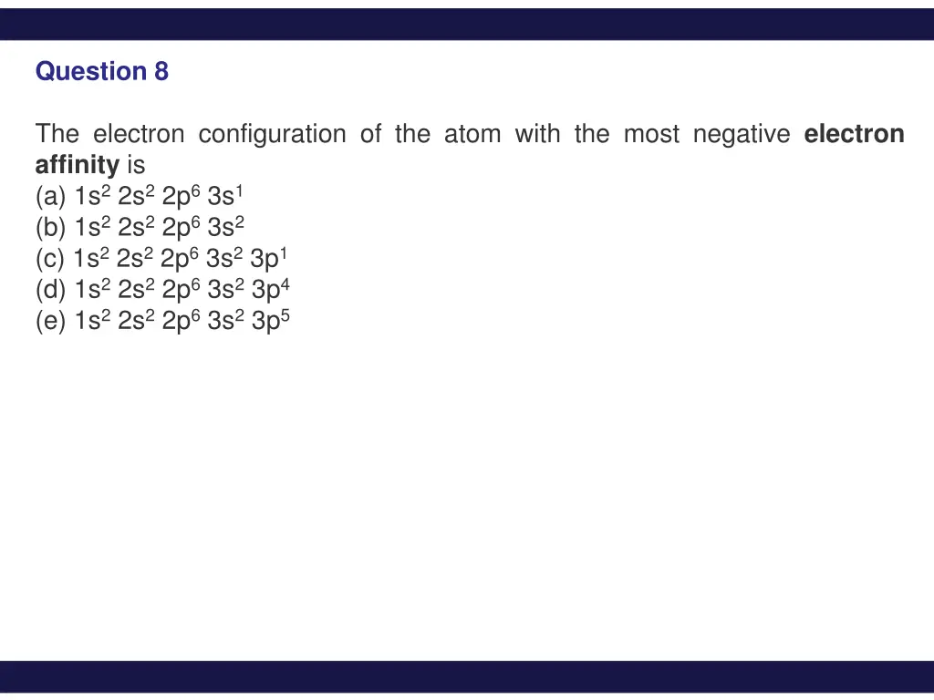 question 8