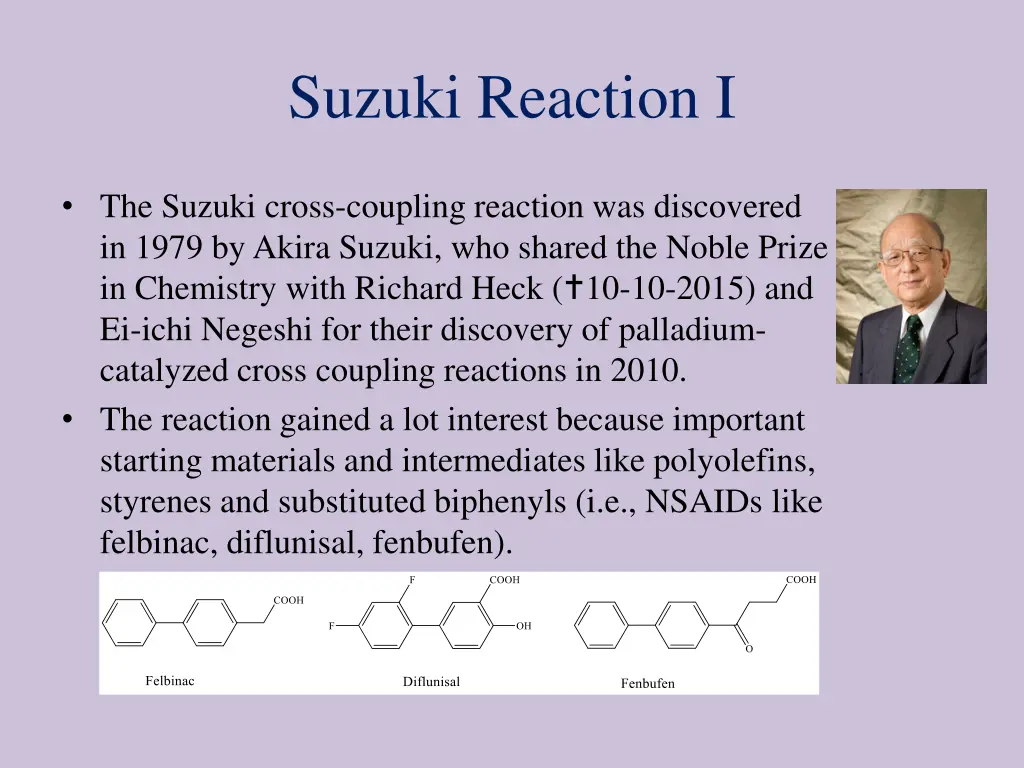 suzuki reaction i