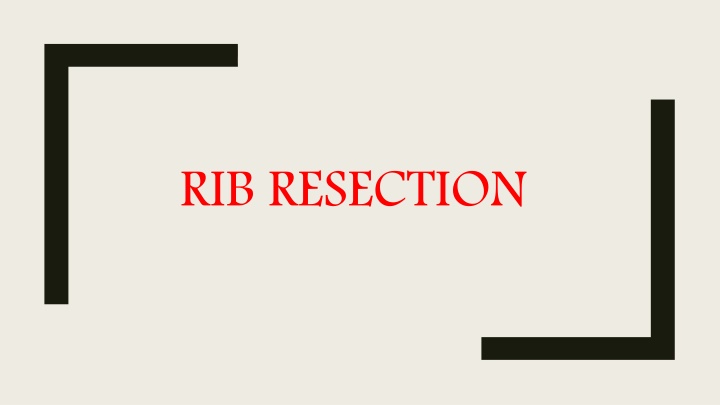 rib resection