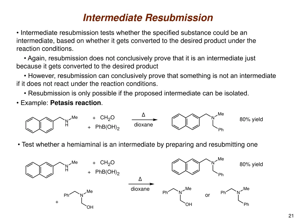 intermediate resubmission