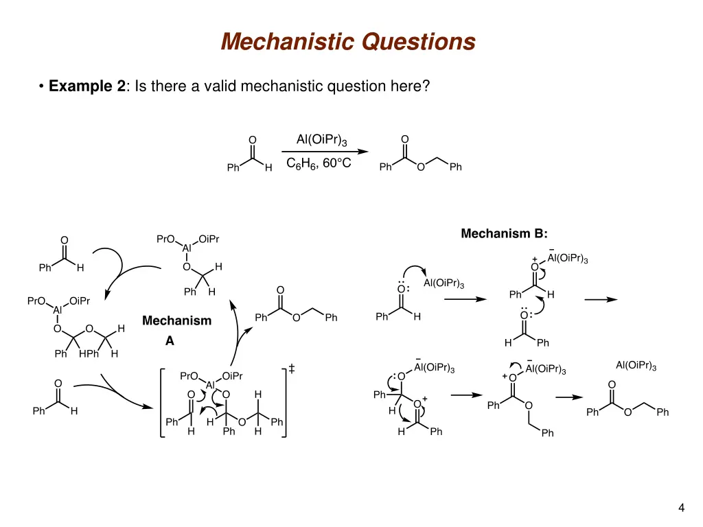 mechanistic questions 1