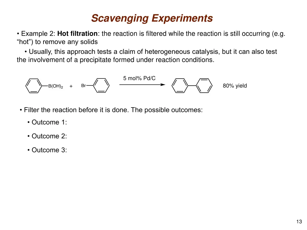 scavenging experiments 1