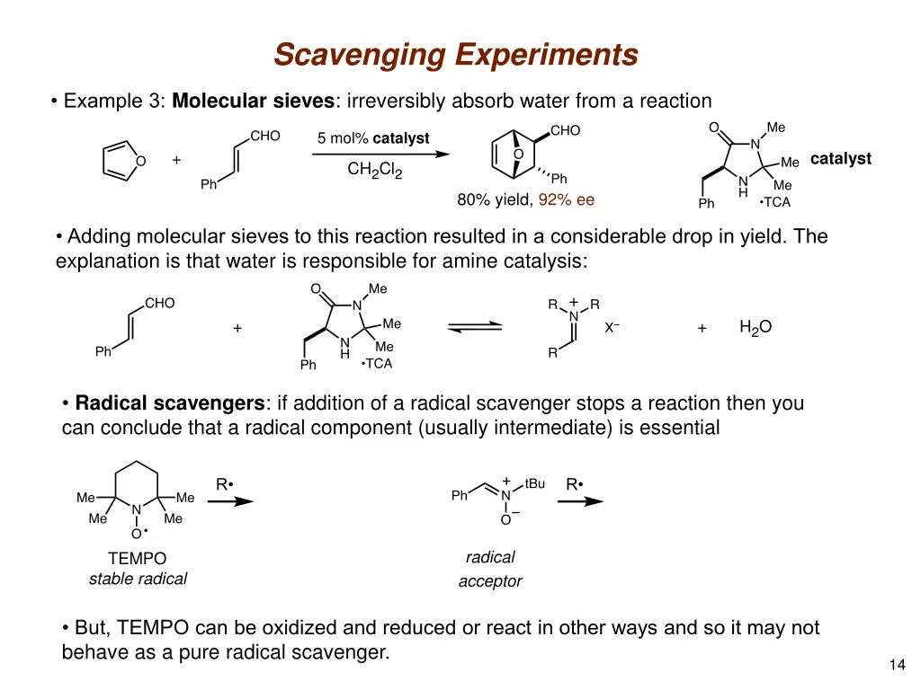 scavenging experiments 2