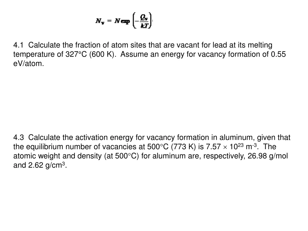 4 1 calculate the fraction of atom sites that